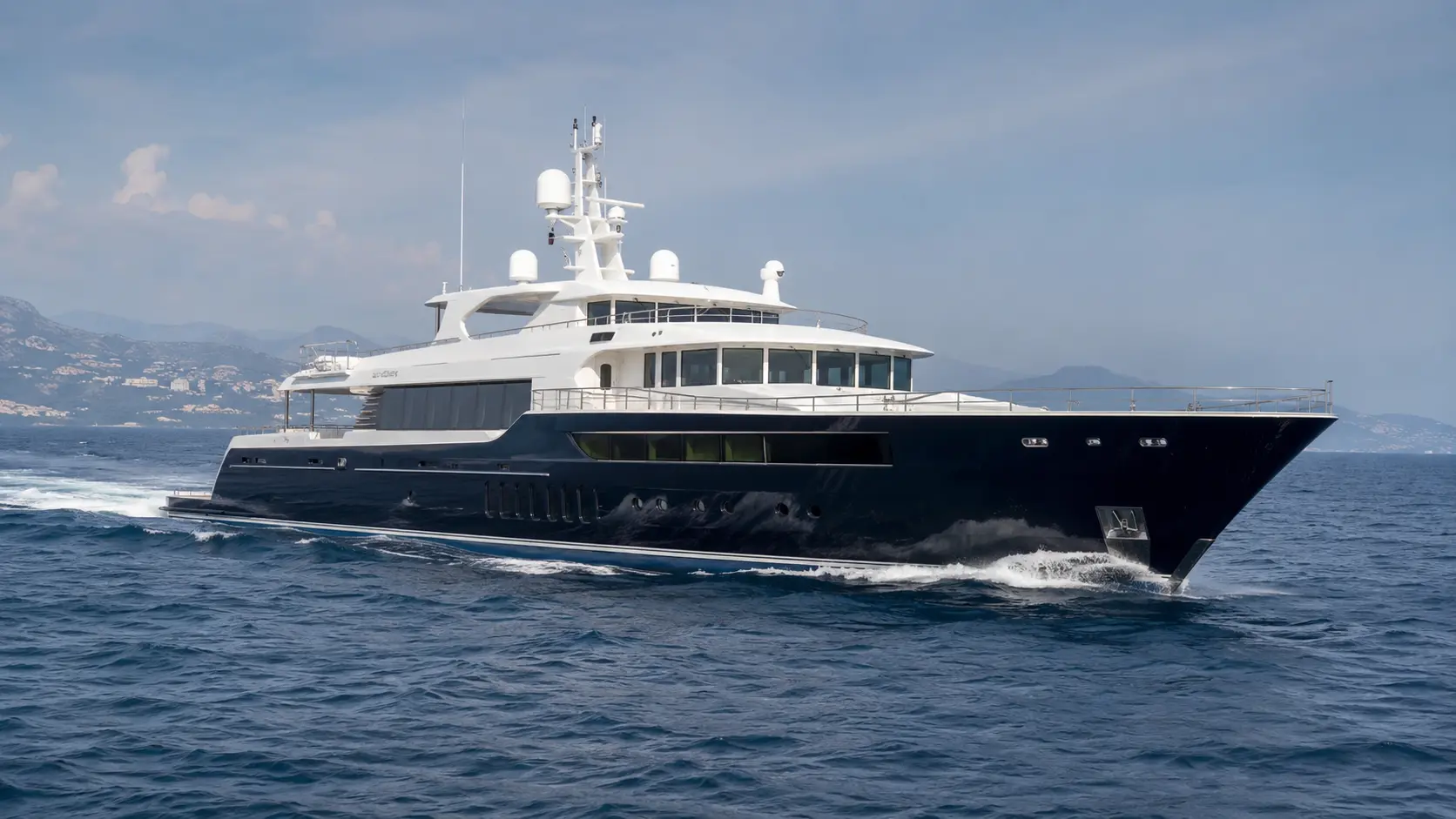 Yacht in drydock facility during owner-side representation oversight